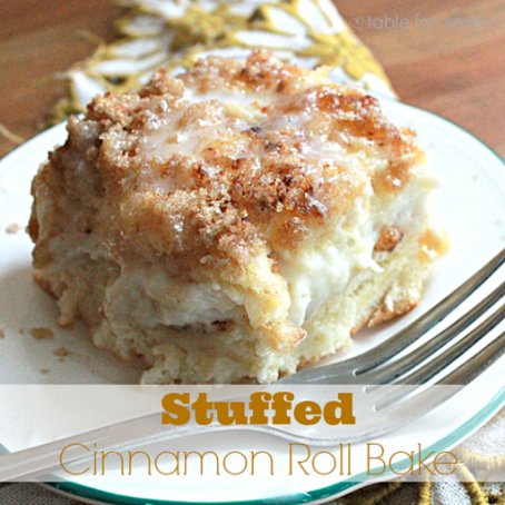 Cream Cheese Cinnamon Roll Casserole