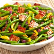 Bacon & Balsamic Green Beans
