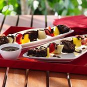 Brownie 'N Fruit Kabobs