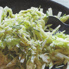 Double-Apple and Brussels Sprout Slaw