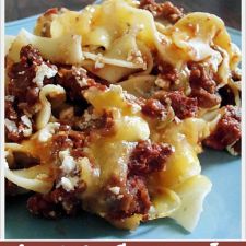 Amish Ground Beef and Noodle Casserole