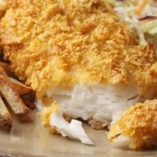 Oven-Fried Fish & Chips (Diabetic)