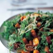 Squash - Roasted Butternut Squash Salad with Warm Cider Vinaigrette