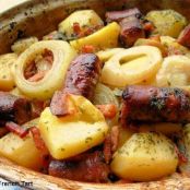 Dublin Coddle Irish Sausage, Bacon, Onion & Potato Hotpot
