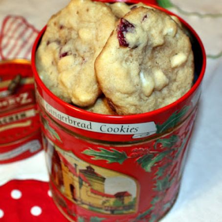 White Chocolate Cherry Chunk Cookies