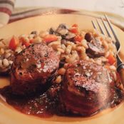 PORK FILET MGNONS WITH SAVORY PAN SAUCE