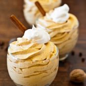 No-Bake Mini Pumpkin Cheesecakes