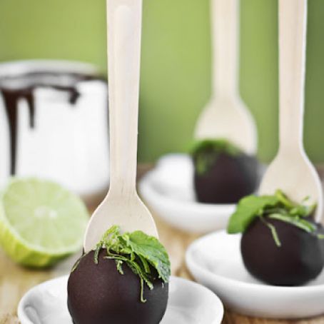 Mojito Cheesecake Pops