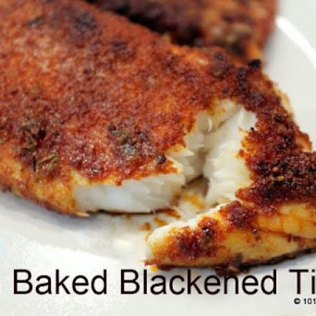 Oven Baked Blackened Talapia