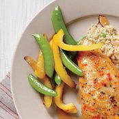 Snap Pea and Bell Pepper Sauté