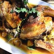 Flattened Kashmiri Chicken With Warm Chilli Pumpkin & Lentil Salad