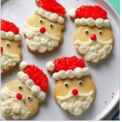 Santa Claus Sugar Cookies Recipe
