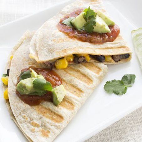 Black Bean & Corn Quesadilla