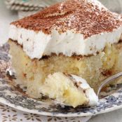 TIRAMISU ICEBOX CAKE (w/Cake Mix)