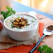 Vegan Loaded Baked Potato Soup
