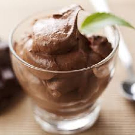 Chocolate Mousse, Light and Fluffy (No Cream)