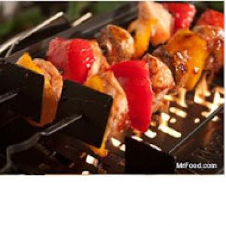 Honey Ginger Chicken Kebabs