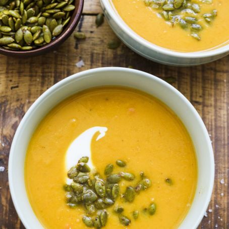 Indian Spiced Butternut Squash Soup