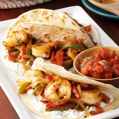 Shrimp Fajitas Recipe***
