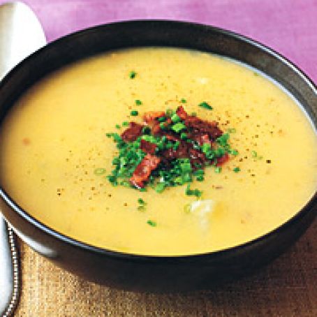 Potato & Cheddar-Cheese Soup
