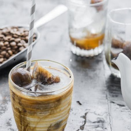 Vanilla Latte Iced Coffee~Organic and Dairy Free