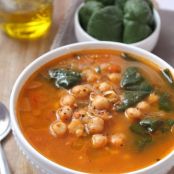 Moroccan Chickpea Soup - Fettle Vegan