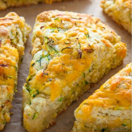 Zucchini Cheddar Scones