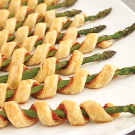 Prosciutto Asparagus Spiral Appetizers