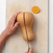 How to Cut Up a Butternut Squash