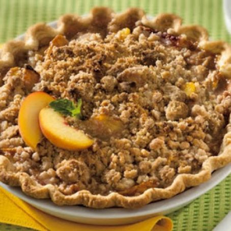 PEACH CRUNCH PIE