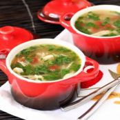Green Chili Chicken and Lime Soup