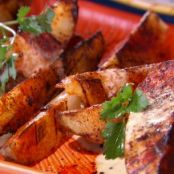 Argentina Grilled Potato Wedges with Smoked Paprika Mayonnaise Dressing