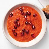 Red-Pepper and Walnut Dip with Pomegranate