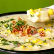 Dinosaur Corn & Potato Chowder