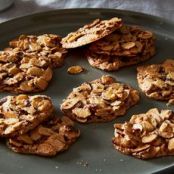 3-Ingredient Almond Crackle Cookies