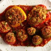 Stuffed Summer Vegetable Platter