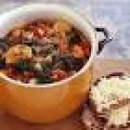 Red and Green Winter Soup