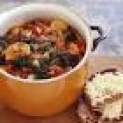 Red and Green Winter Soup