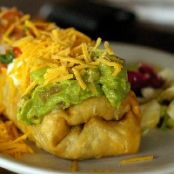 Oven-Fried Chimichangas