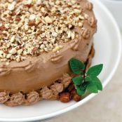 Low Carb Dark Chocolate Mocha Cake