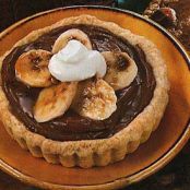 Banana Tartlets With Chocolate Custard