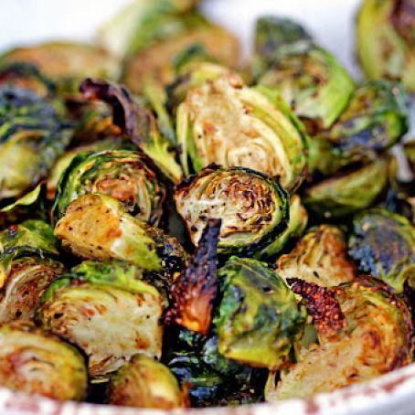 Roasted Brussels Sprouts with Balsamic and Honey Glaze