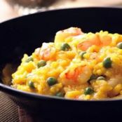 Shrimp and Pea Risotto