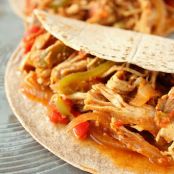 Easy Slow Cooker Chicken Fajitas