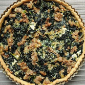 Sausage and Kale Dinner Tart