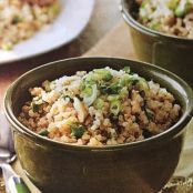Almond Quinoa with Cilantro & Scallions for 2