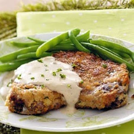 Makeover Pork Chops with Gravy Recipe