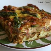 Low Carb Southwest Chicken Brunch Casserole