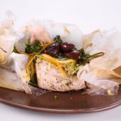 Mario Batali's Striped Bass in Cartoccio