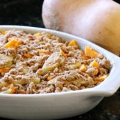 Butternut Squash and Apple Casserole With Crumb Topping